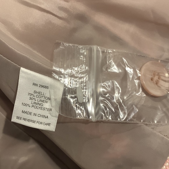 NWT Pendleton Linen blend Tweed Blazer new with tags women’s size 14 - Picture 13 of 13